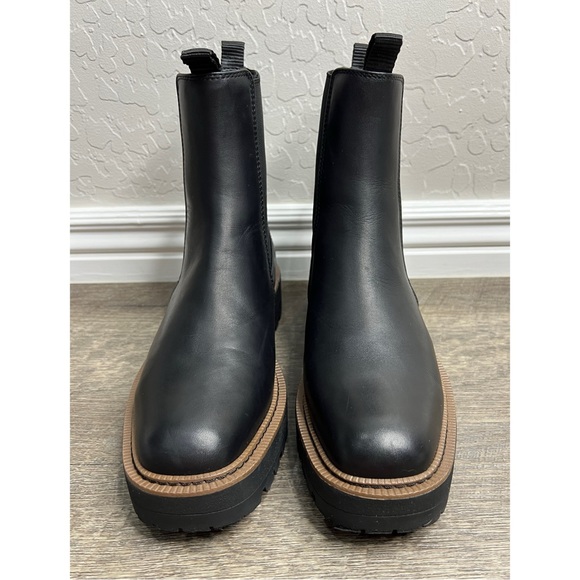 Sam Edelman Laguna Chelsea Boot Black Lug Sole Size 9 - Picture 3 of 8